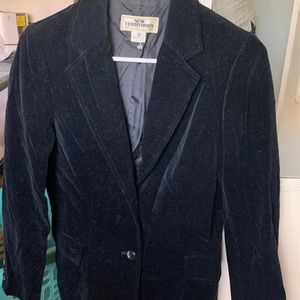 Vintage black velvet jacket